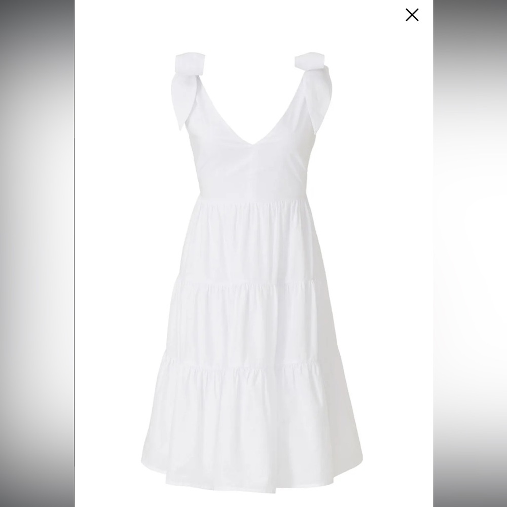 Peter Som Collective White Tiered Dress